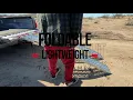 ZENY Products 7 5 Folding Aluminum Truck Ramps - Loading Ramps for ATV UTV Motorcycle