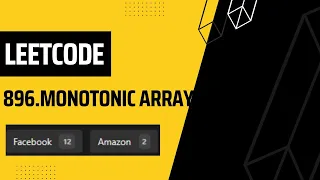 896 LeetCode - Monotonic Array