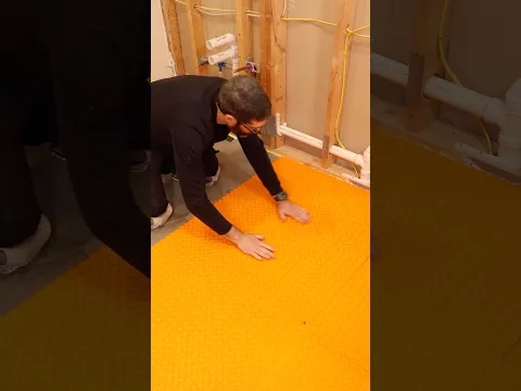 Schluter DITRA-HEAT Mat Tips - #heatedfloor #ditraheat #schlutersystems #sponsored