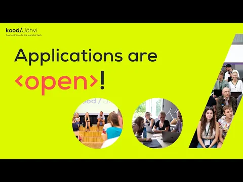 The kood/Jõhvi application period is open!