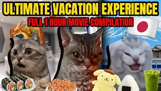 CAT MEMES: THE ULTIMATE JAPAN FAMILY VACATION FULL 1 HOUR COMPILATION!!!