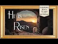 Easter Jesus Resurrection Gold Frame TV Art Looping Screensaver Wallpaper l Religious Christian