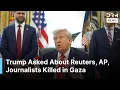 Download Lagu BREAKING: Trump Reacts to Journalists Killed in Israeli Strike on Gaza Hospital | AC1G