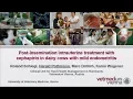 Post-insemination intrauterine treatment with cephapirin in dairy cows with mild endometritis