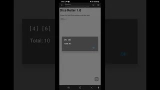 Simple JavaScript Dice Roller Game for Beginners