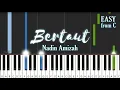 Bertaut - Nadin Amizah | EASY Piano Tutorial from C