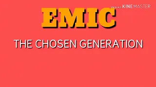 yadah by emic lyrics chosen generation zambia