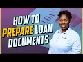 How to prepare loan signing documents