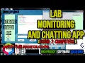 Lab Monitoring and Chatting app Java project Using 2 Computers with full source code Swing Netbeans