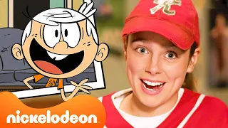 the really loud house cast reacts to cartoon scenes behind the scenes nickelodeon