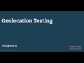 Geolocation Testing with Demo vodQA Gurgaon 2021