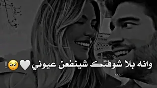 انه بلا شوفتك شينفعن عيوني حالات واتساب ستوريات حب اشعار حب شعر شعبي عراقي 
