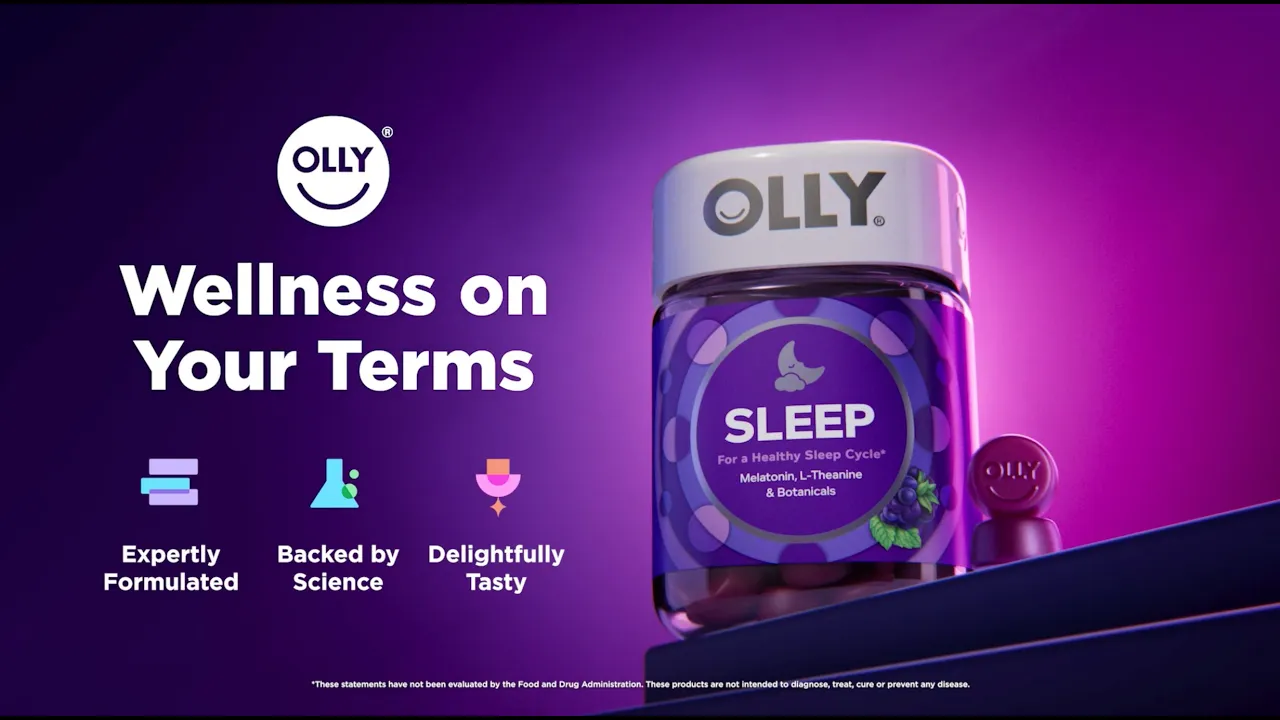 OLLY Wellness — Olly Sleep Gummies - Wellness on Your Terms (YouTube video ad)