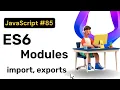ES6 Native Modules in JavaScript Hindi Coding Scenes