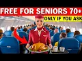 Lagu 25 GRATIS dingen die senioren (70+) ALTIJD moeten vragen tijdens een vlucht