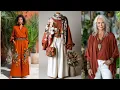 Boho Chic Style Guide for Women 50 70 Terracotta Sage Green Summer Looks