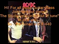 AC/DC "If You Want Blood": Retuned A-440 Version