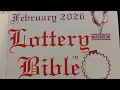 Lottery Bible February 2026 Pick 3 4 Good for all states