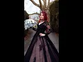 Gothic Wedding Dresses CW2336 Cocomelody Black Wedding Dresses