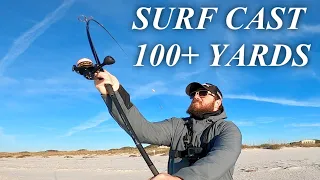 How To SURF CAST 100 Yards