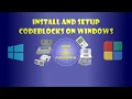Codeblocks IDE how to install on Windows