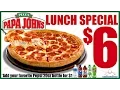 PAPA JOHN S 6 LUNCH SPECIAL REVIEW THEENDORSEMENT