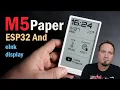 M5Paper ESP32 development board with EInk display