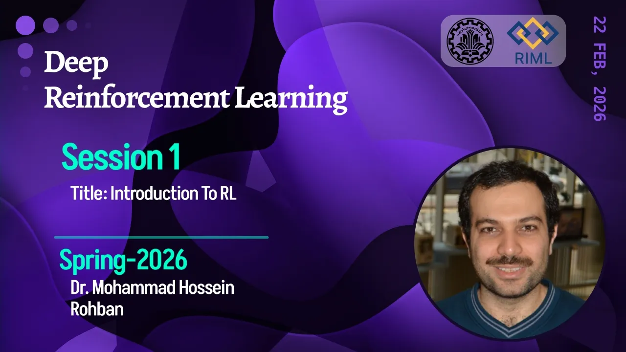 Reinforcement Learning 2026 - Session 1