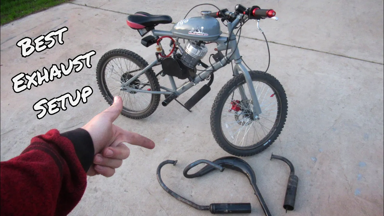 Best Exhaust Setup For Your Motorized Bike