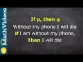 Write a statement in conditional form and identify it s parts ex 1