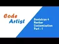 Bootstrap 4 Navbar Customization Part 1