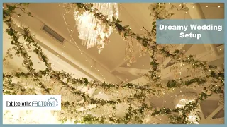 Dreamy Wedding Setup Shop The Look Tableclothsfactory com