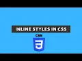 CSS Inline styles How to do inline styles using CSS