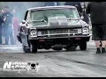 Tricia Musi s Loca Moca vs Lucas Weldon s twin turbo Corvette at Small Tire Legends