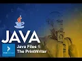 Java Files 1 The PrintWriter