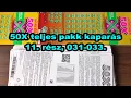 Download Lagu 50X teljes pakk kaparás 11. rész, sorszámok: 031-033