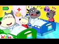 Hospital Story Mom s Battery is Full vs Empty Cartoons For Kids Wolfoo Family