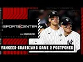 Yankees vs Guardians Game 2 POSTPONED SportsCenter