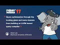 Query optimization and lessons from building a LLVM-based query compiler Viktor Leis TUM