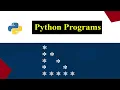 Printing Stars in Hollow Right Triangle Shape Python Pattern Program
