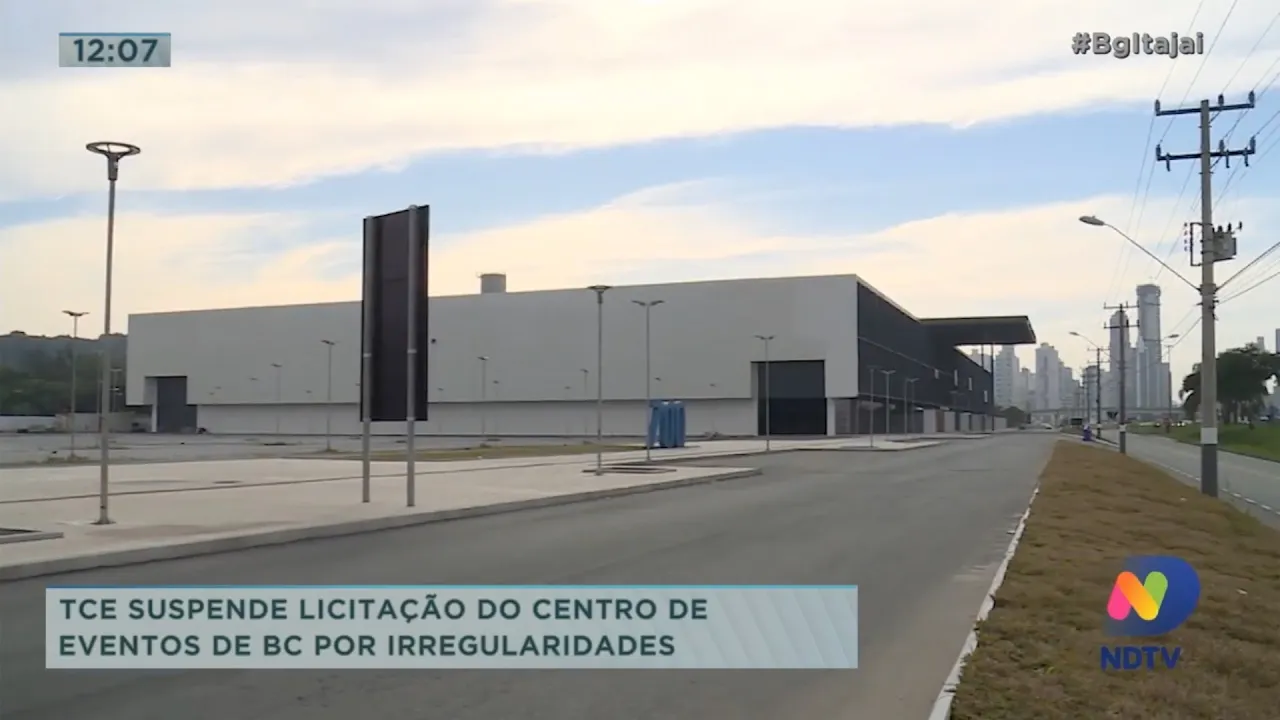 TCE suspende licitação do centro de eventos de Balneário Camboriú