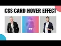 Card Hover Effects Using HTML And CSS Only