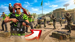 INVADIR A BASE DO EXÉRCITO E ROUBAMOS OS MÁTERIAIS NO RIO RISE