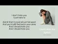 Lagu SIENNA SPIRO - I DON'T HATE YOU | LIRIK LAGU