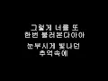 박효신 야생화 가사 Wild flower 1hour 자막포함