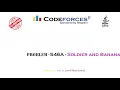Codeforces Problem 546A Soldier and Bananas solved by java in Bangla