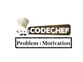 Motivation - Problem Code Chef Daily Coding Problem Java Code