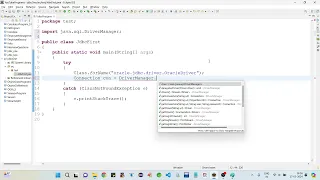 jdbc first program connect java program to oracle database