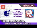 ROBLOX - Module Scripts Tutorial