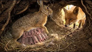 No Escape A Hare vs Fox and Eagle Owl Wildlife Documentary #wildlife #fox #owl #wild